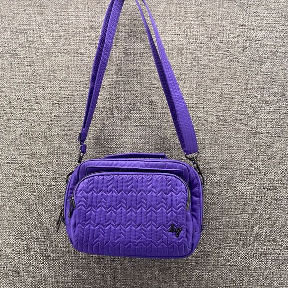 Lug Purple Crossbody Bag - Picture 1 of 10